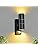 Unikcst Dusk to Dawn Outdoor Wall Lights | IP44 Black Up Down Porch Light