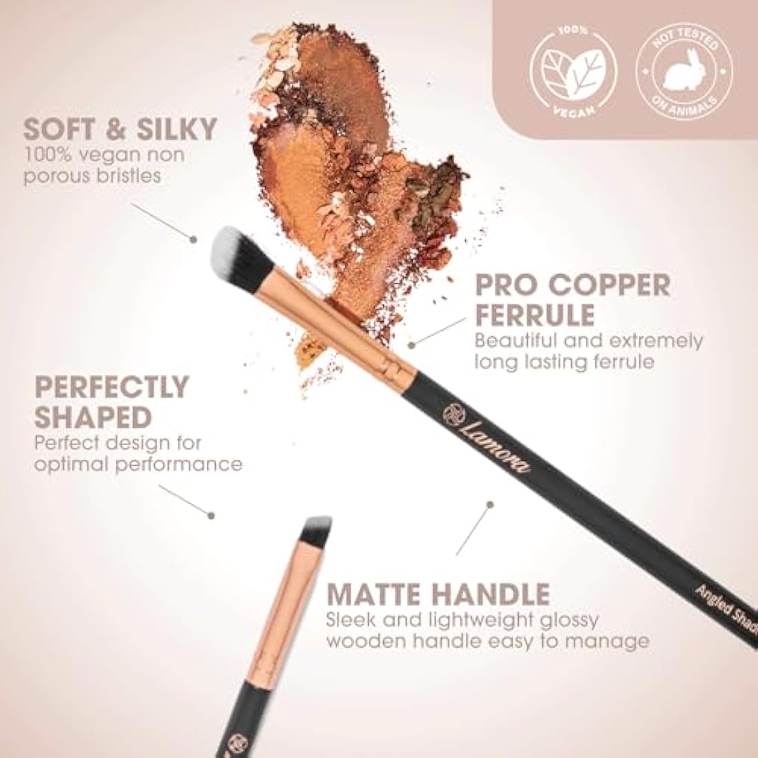 Jolof Store 7-Piece Eye Makeup Brush Set | Vegan Synthetic Bristles