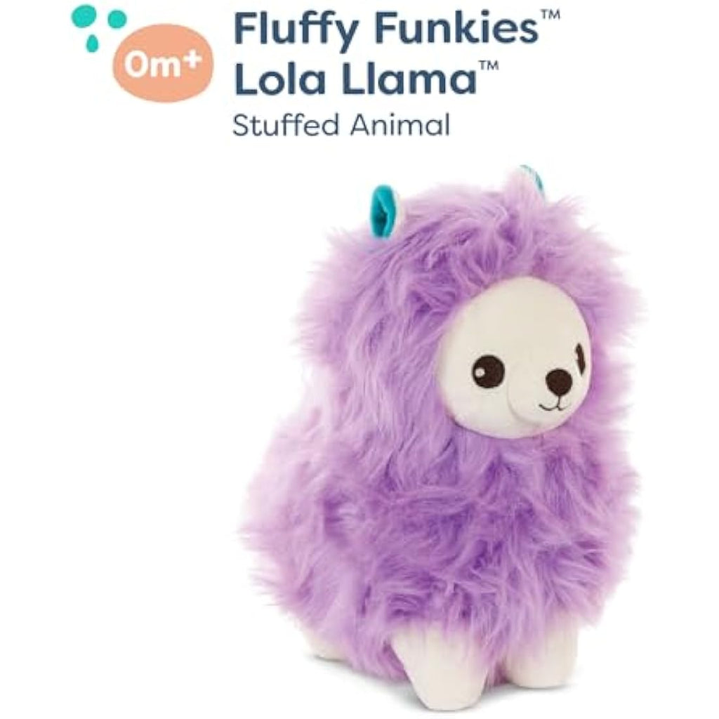 B. toys Lola Llama – Soft Fluffy Plush Stuffed Animal for Babies