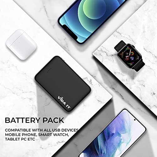 Vida IT 5000mAh Mini Power Bank | Portable Charger for Heated Apparel