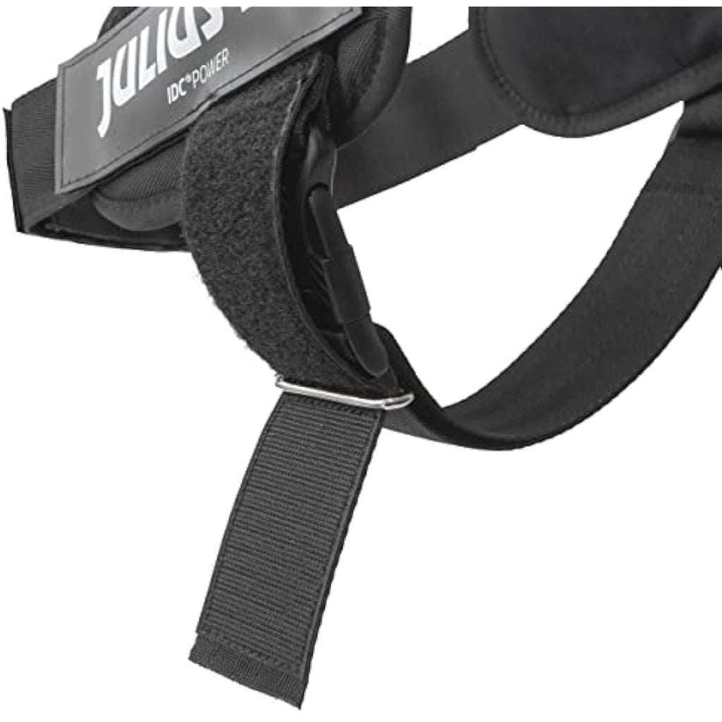 Julius-K9 IDC Stealth PowerHarness - Black Tactical Dog Harness, Size 2