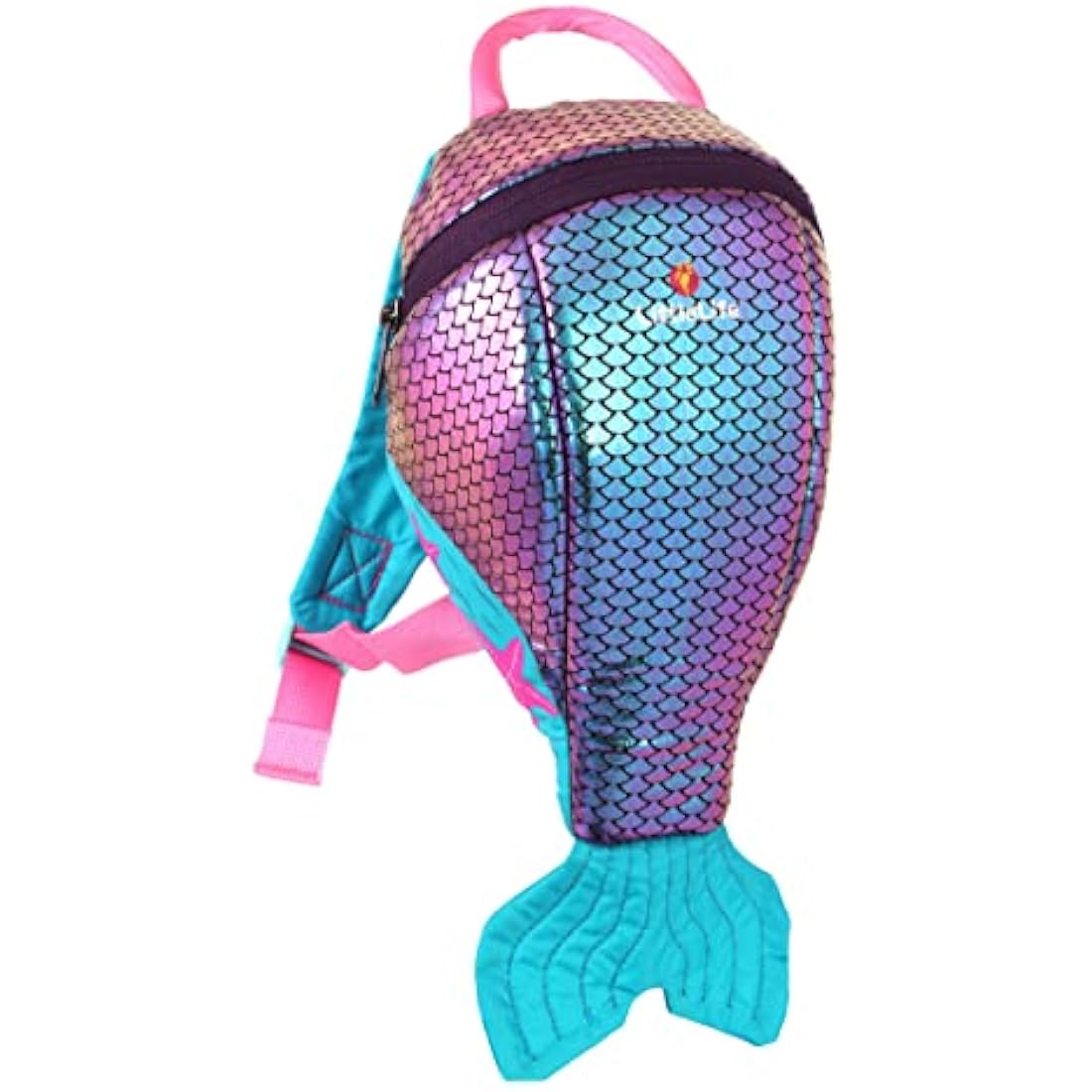 LittleLife Mermaid Toddler Backpack with Safety Rein & Harness