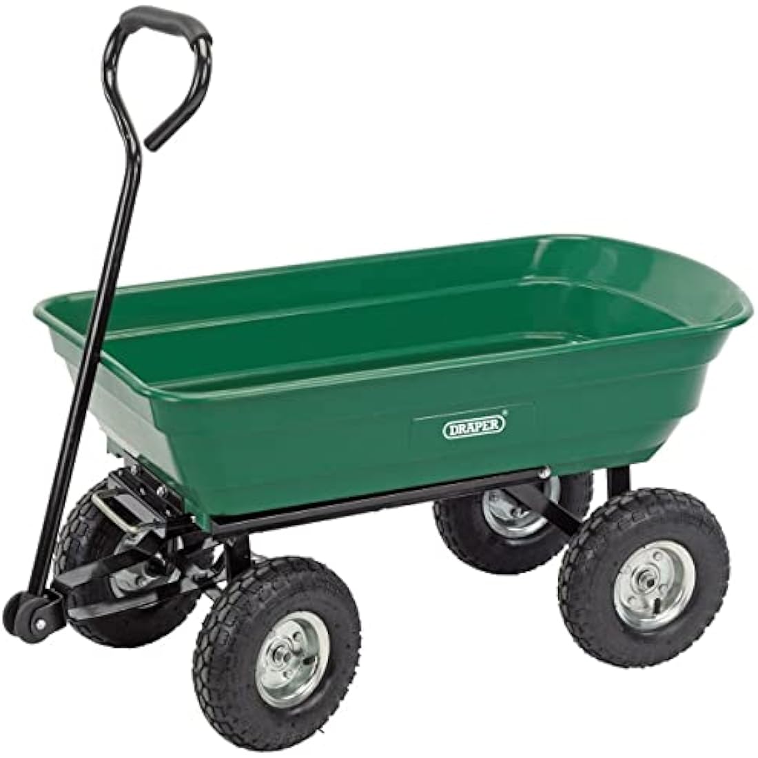 Draper Heavy Duty Garden Tipper Cart | 200kg Capacity Steel Trolley