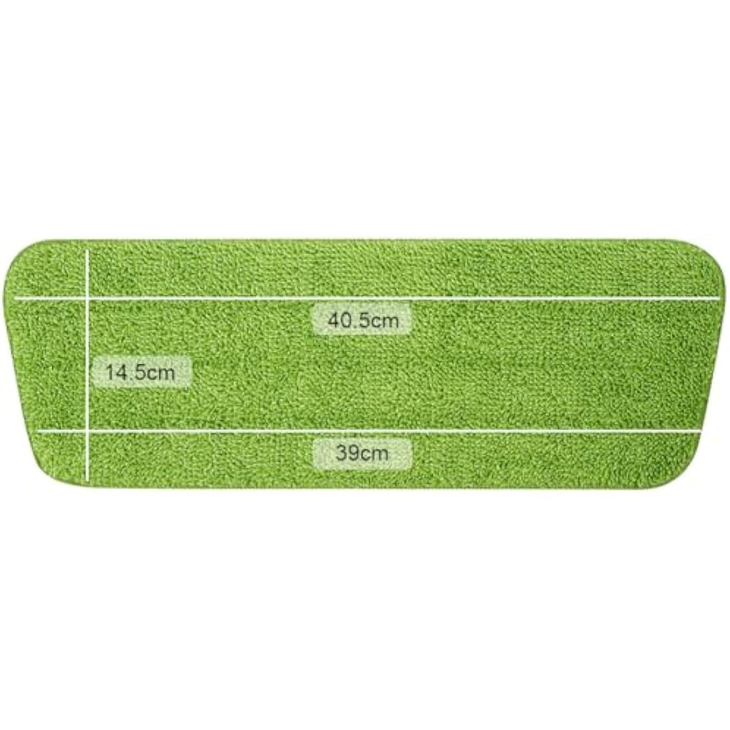 Vicloon Microfiber Mop Pads - 6 Pack Washable Spray Mop Refills, Green
