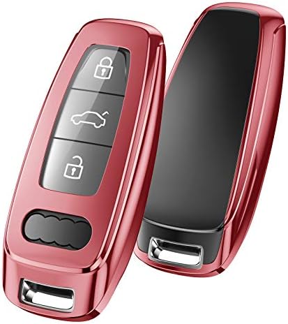 OATSBASF TPU Car Key Case for Audi A6 A7 A8 Q7 Q8 E-Tron – Protective Cover
