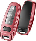 OATSBASF TPU Car Key Case for Audi A6 A7 A8 Q7 Q8 E-Tron – Protective Cover