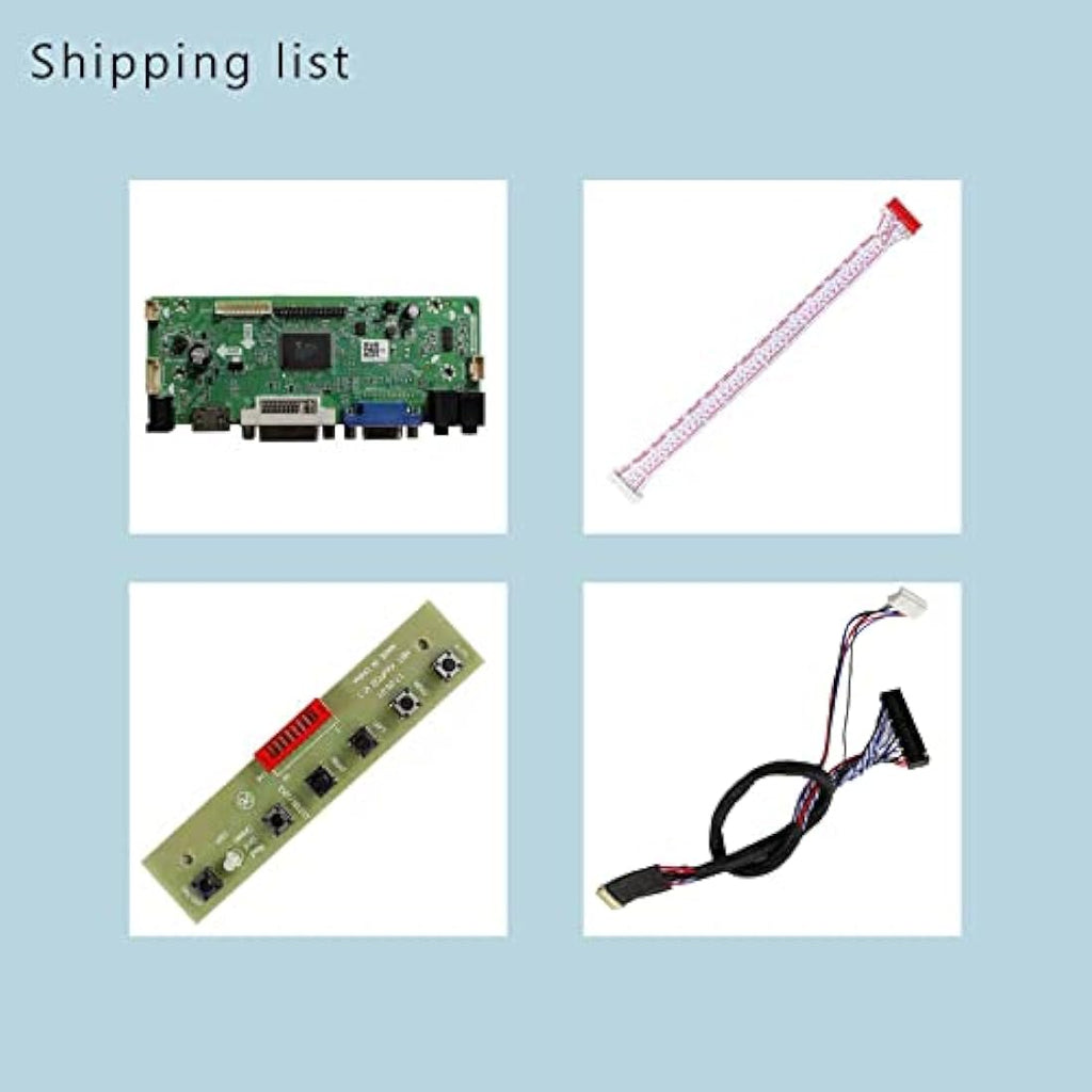 VSDISPLAY LCD Controller Board for 1920x1080 40-Pin LVDS | DVI VGA Audio