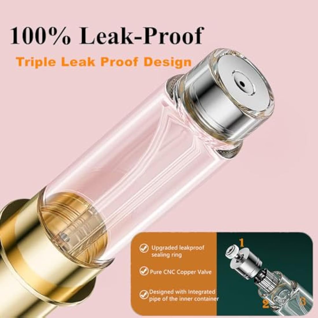Aurdox Refillable Perfume Atomiser – 5ml Leak-Proof Travel Spray Bottle
