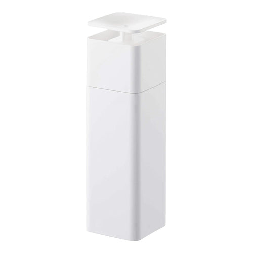 Yamazaki Tower Push Soap Dispenser – Minimalist White Kitchen & Bath