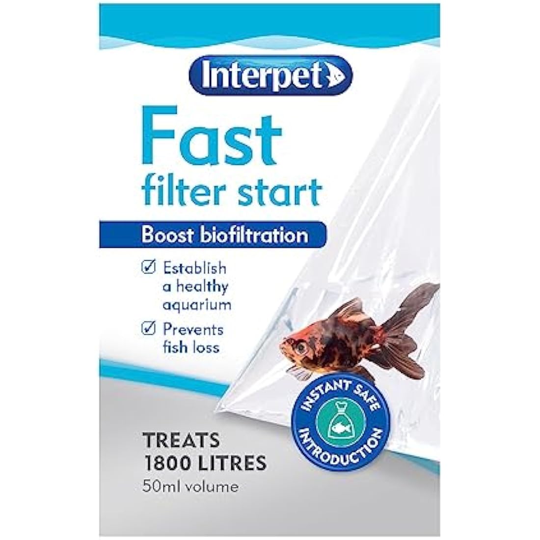 Interpet Fast Filter Start Beneficial Bacteria Aquarium Treatment, 50ml