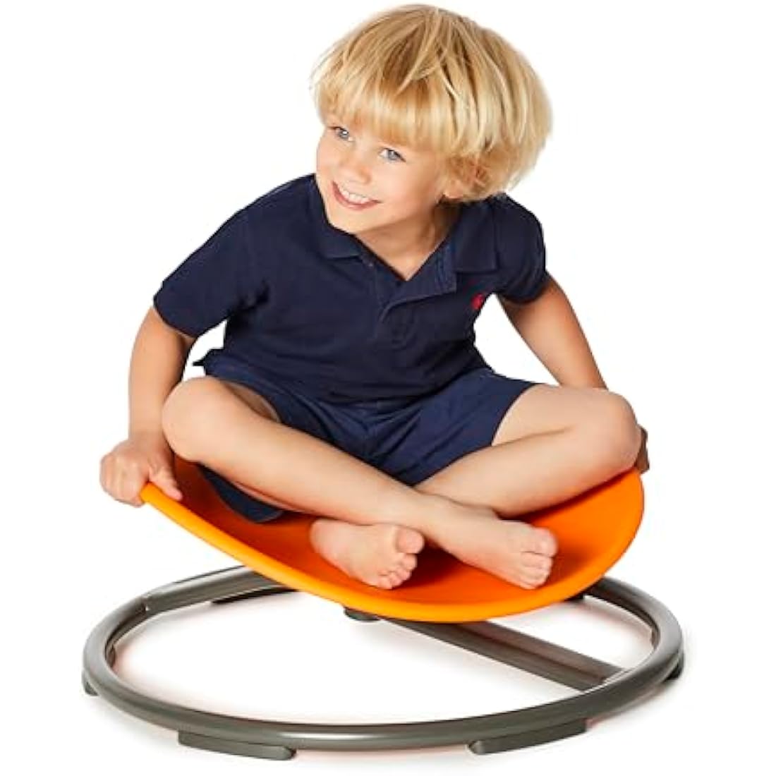 Gonge Metal Carousel – Orange Spinning Toy for Balance and Motor Skills