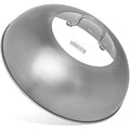 Yosukata 32.5cm Stainless Steel Wok Lid with Tempered Glass and Steam Vent