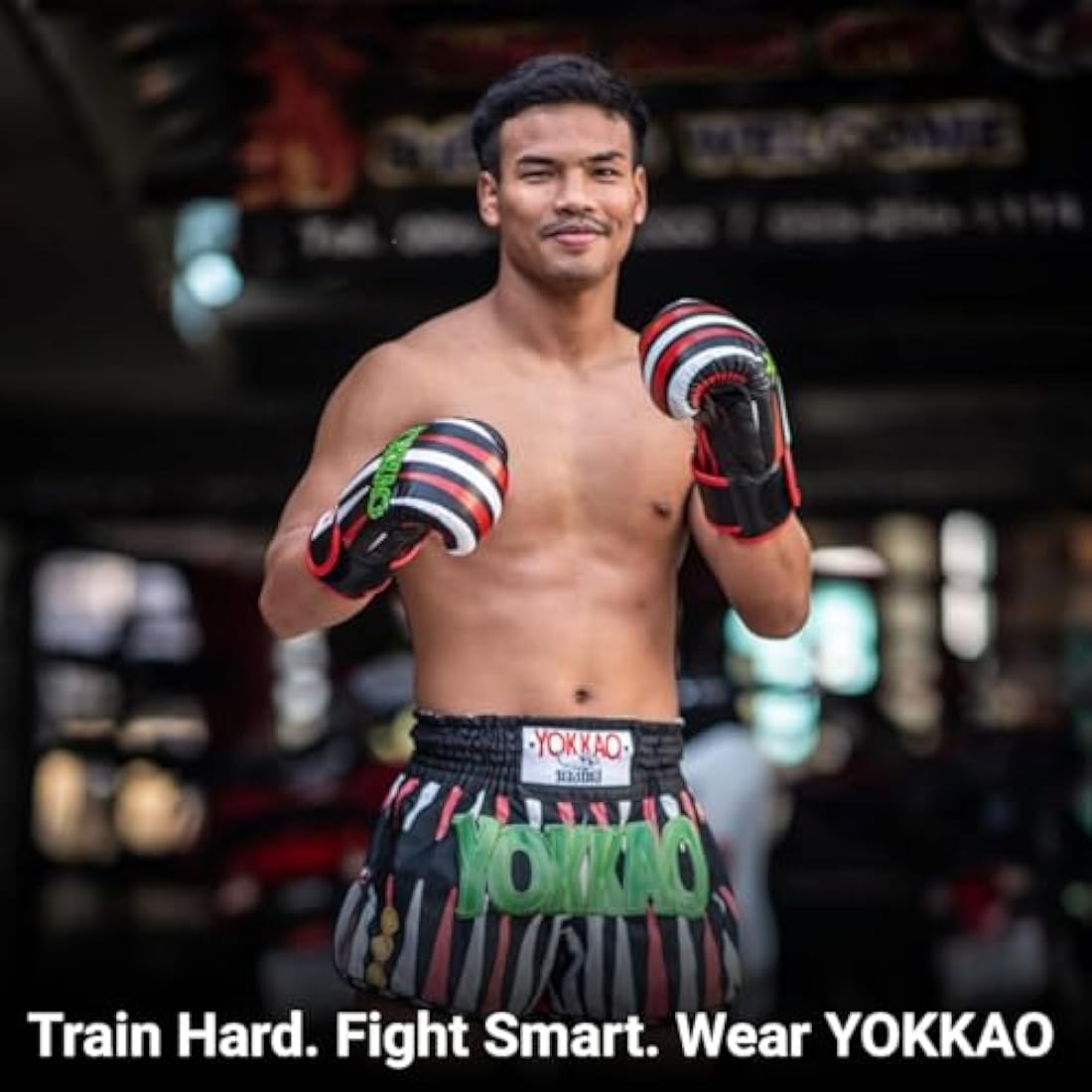 YOKKAO Premium Leather Muay Thai Boxing Gloves | Training & Sparring