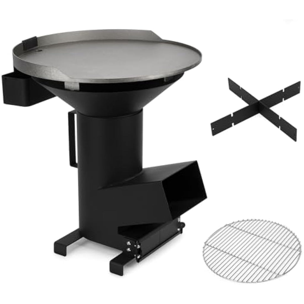 Onlyfire 3-in-1 Rocket Stove | Portable Wood Burning Camping Stove & Griddle