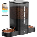 HoneyGuaridan Dual Automatic Cat Feeder | 5L WiFi Smart Food Dispenser