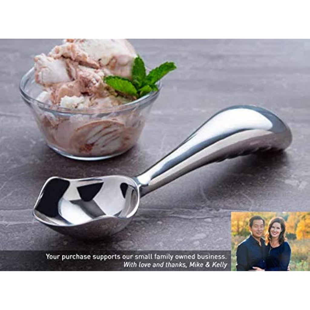 Midnight Scoop Stainless Steel Ergonomic Ice Cream Scoop – Dishwasher Safe