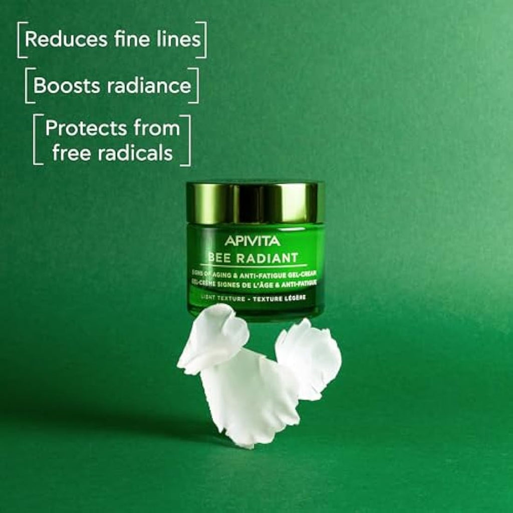 Apivita Bee Radiant Anti-Aging Gel-Cream | Propolis & White Peony 50ml