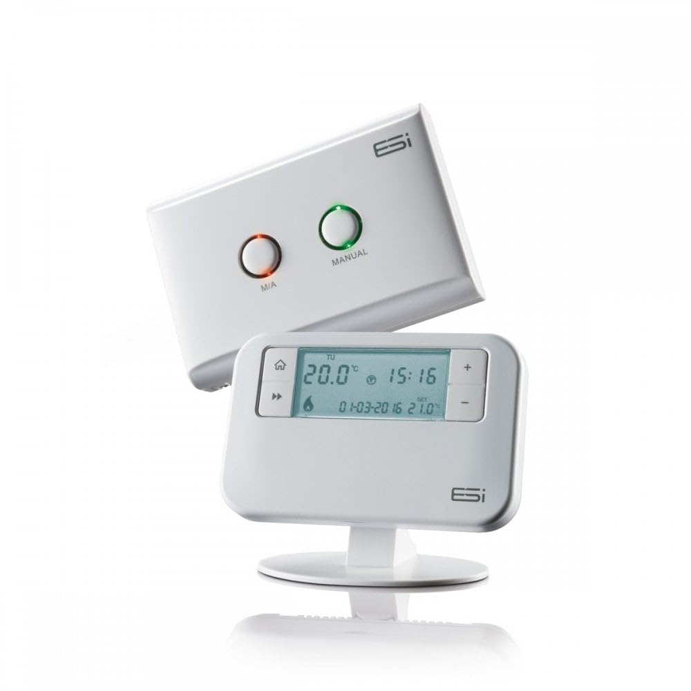 ESI ESRTP4RF+ Wireless Programmable Room Thermostat - White