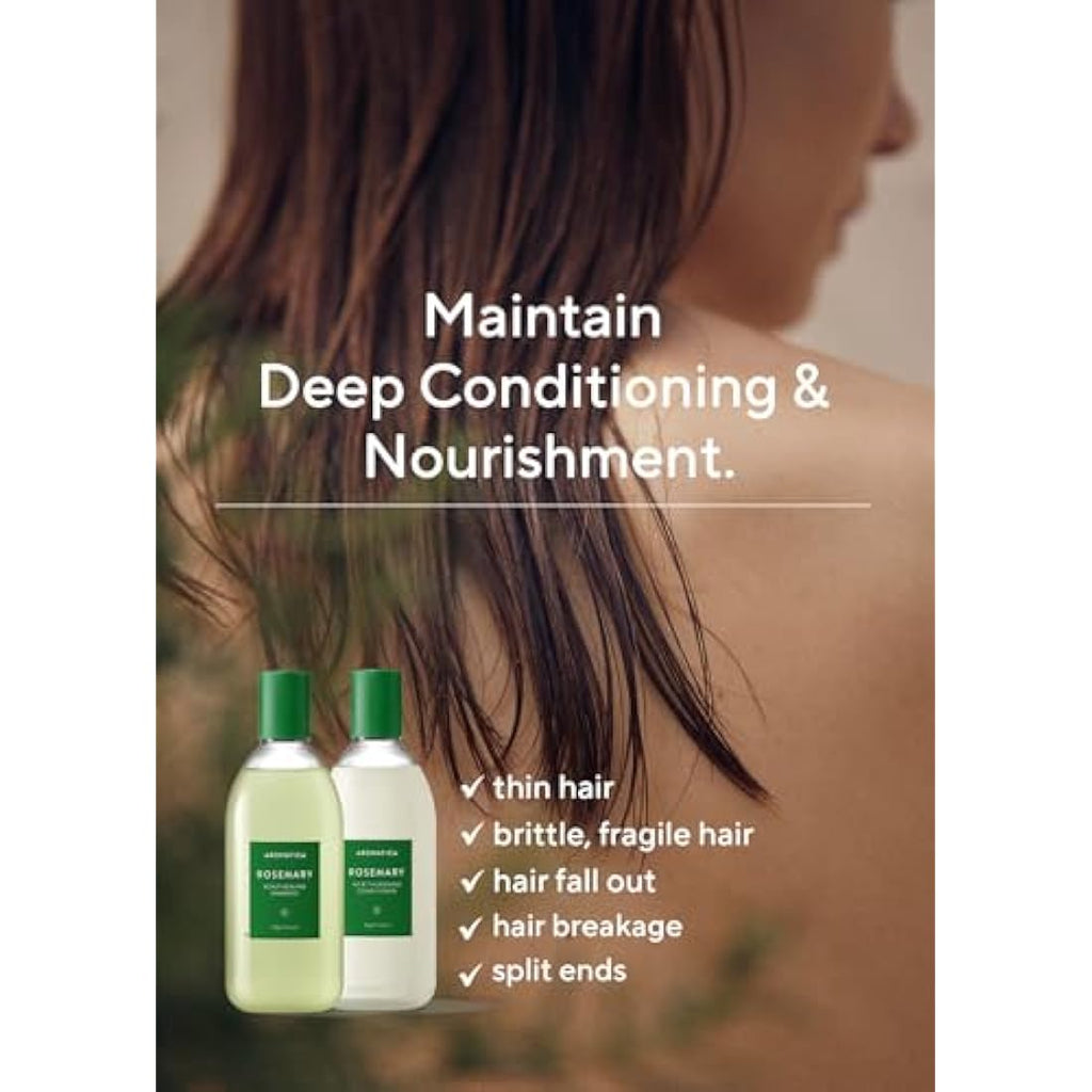 AROMATICA Rosemary Scalp Scaling Shampoo & Conditioner Set - Vegan
