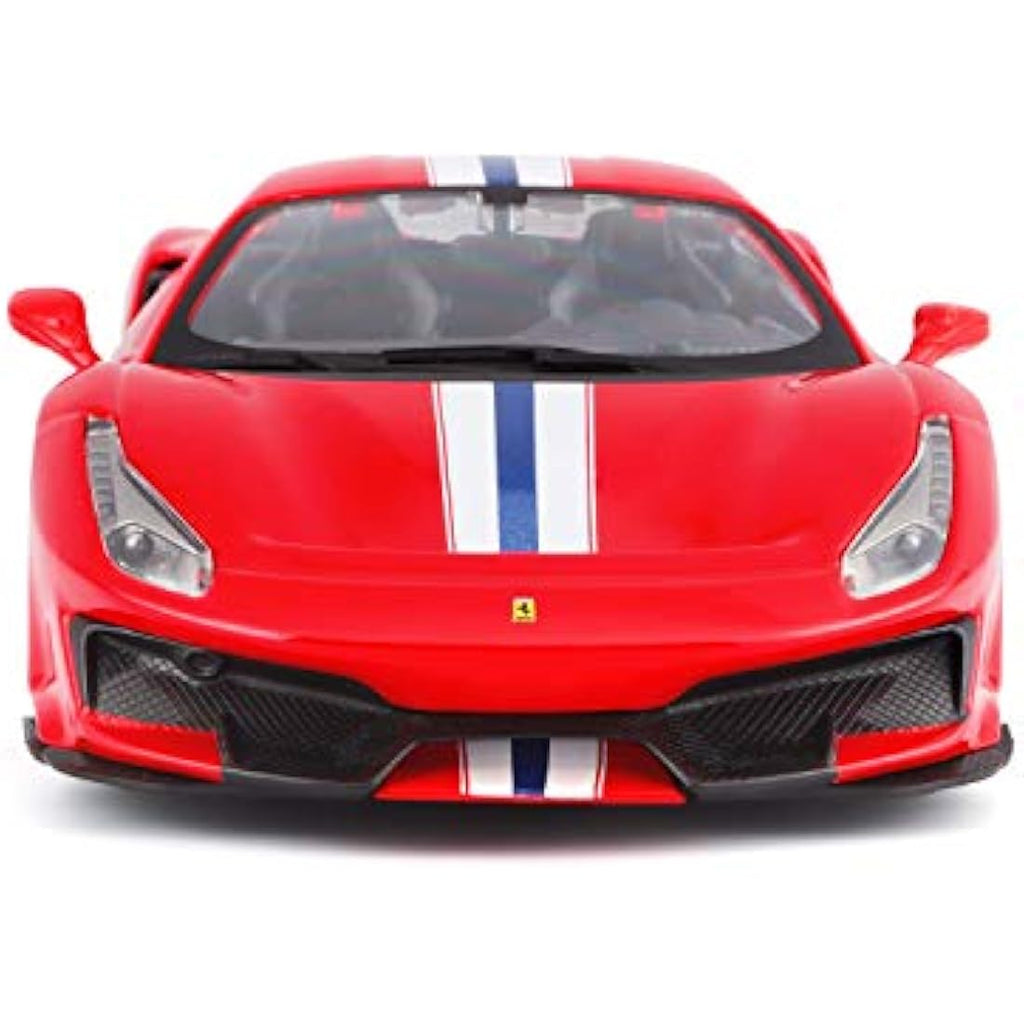Bburago Ferrari 488 Pista Race & Play – 1:24 Scale Die-Cast Model Car