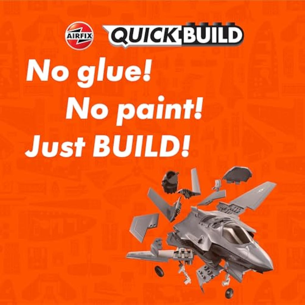 Airfix QUICKBUILD F-35B Lightning II Fighter Jet Model Kit – No Glue
