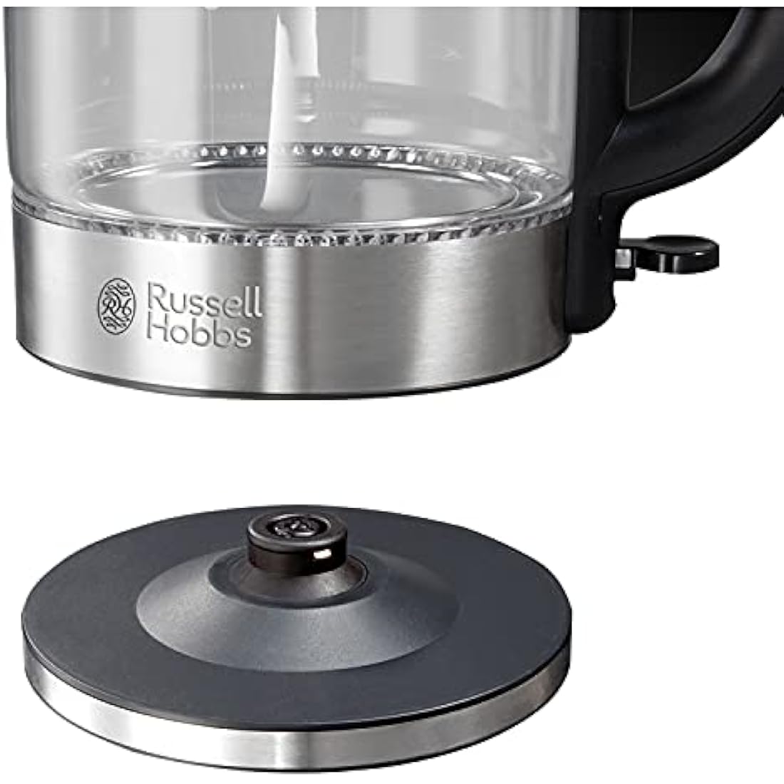 Russell Hobbs Glass Electric Kettle – 1.7L Fast Boil with Blue Light