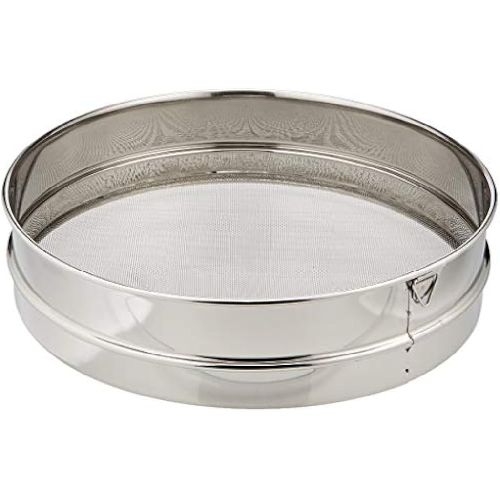 De Buyer Stainless Steel Fine Mesh Sieve – 30cm Pastry Flour Sifter