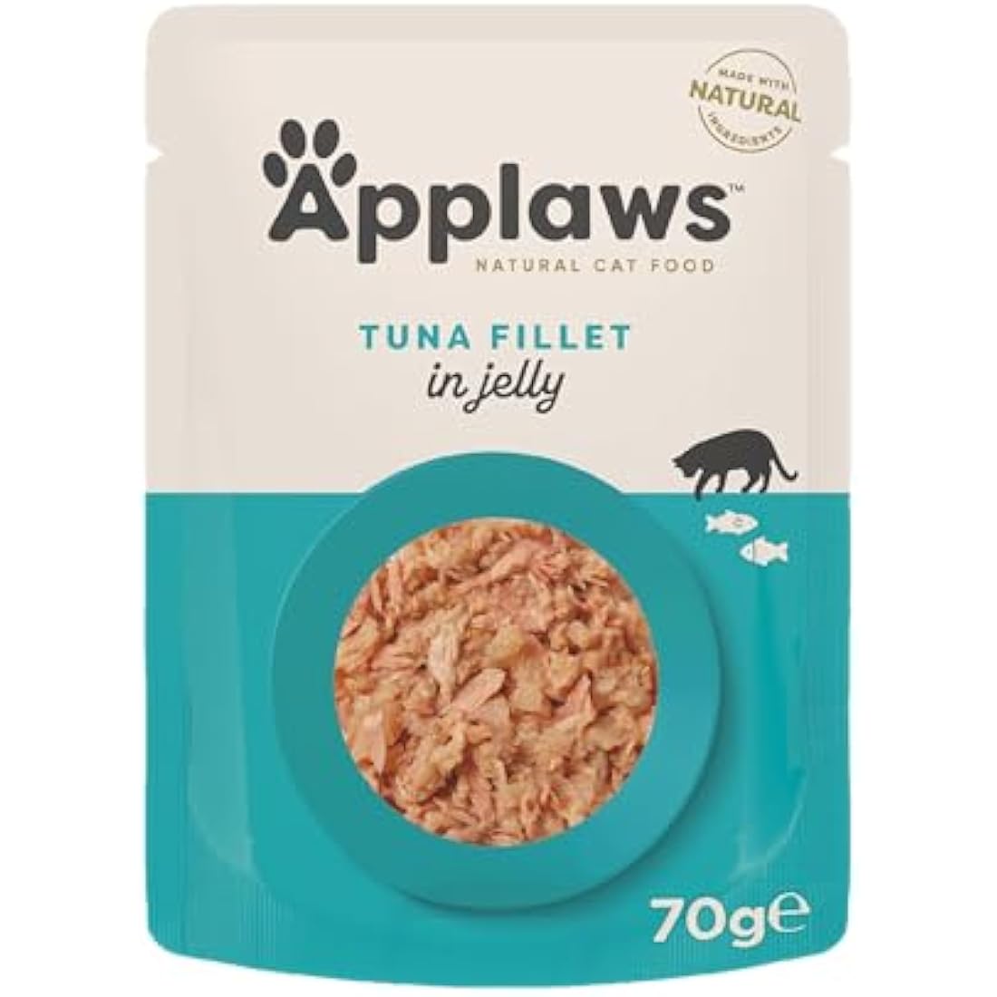 Applaws Natural Wet Cat Food – Tender Tuna in Jelly, 70g (Pack of 16)