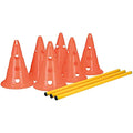 TRIXIE Dog Agility Obstacle Set – Adjustable Hurdles & Slalom Pylons