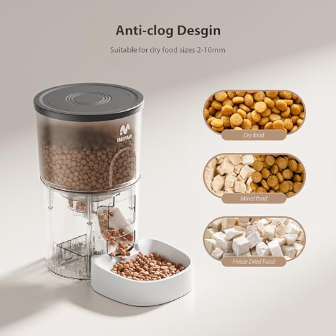 IMIPAW Automatic Cat Feeder and Water Fountain Set | 3L Pet Food Dispenser