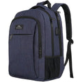 MATEIN 15.6" Travel Laptop Backpack | USB Charging & Anti-Theft - Navy
