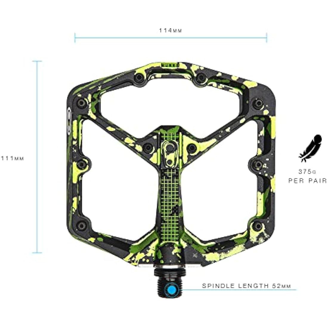 Crankbrothers Stamp 7 Platform Pedalen Large – Aluminium MTB Pedal