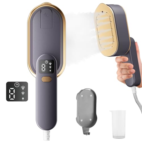 Handheld Steam Iron | 2000W Portable Travel Steamer with LCD