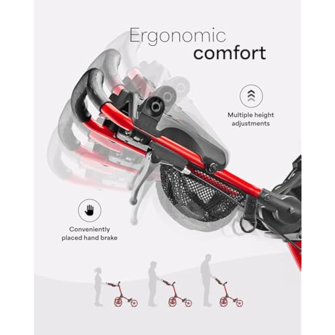 Caddytek CaddyLite Compact Semi-Auto Folding Golf Push Cart | 3-Wheel