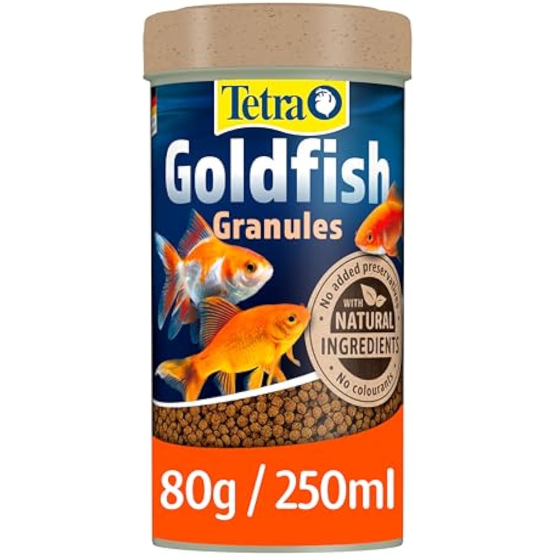 Tetra Goldfish Food Granules – Complete Nutrition for Small Fish, 80g