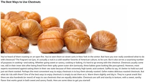 Gefen Whole Roasted & Peeled Chestnuts – All Natural 150g (12 Pack)