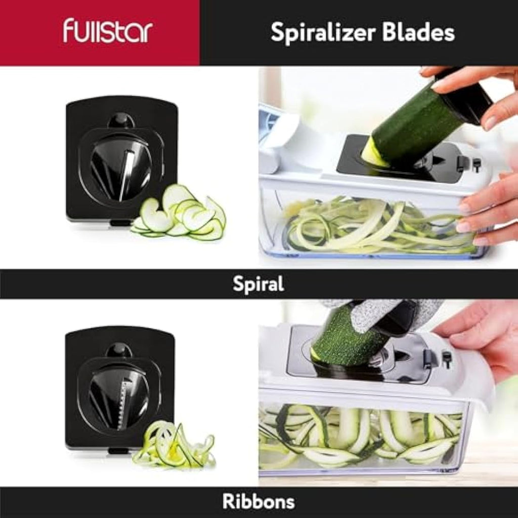 Fullstar 4-in-1 Vegetable Chopper – Stainless Steel Food Dicer & Slicer