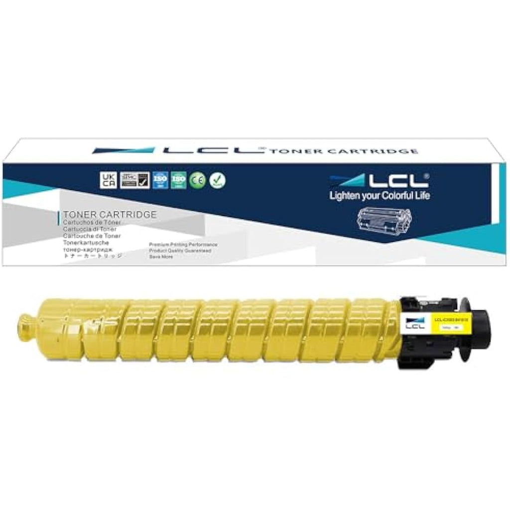 LCL Yellow Toner Cartridge for Ricoh Aficio MP C3003 C3503 C3004 C3504
