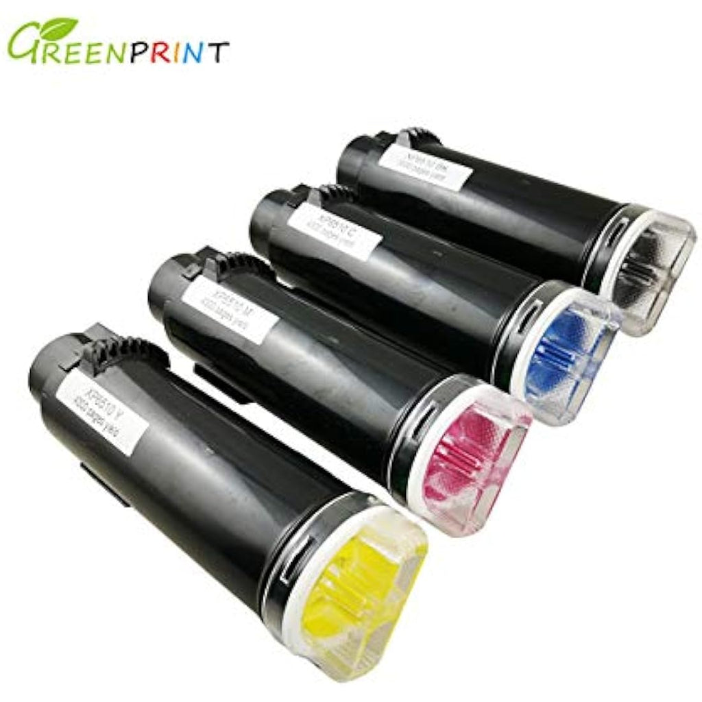 GREENPRNT Compatible Toner for Xerox Phaser 6510 WorkCentre 6515 | 4-Pack