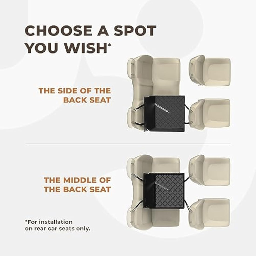Wuglo Dog Car Seat – Reinforced Waterproof Booster Seat for Medium Dogs