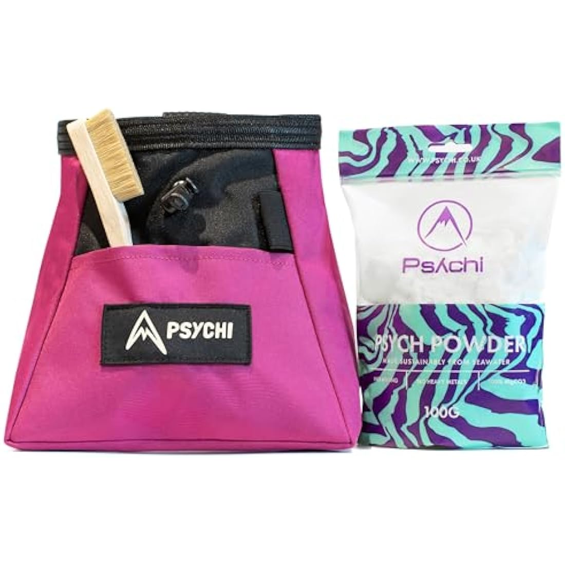 Psychi OG Climbing Chalk Bucket Bundle – Recycled Polyester Starter Set