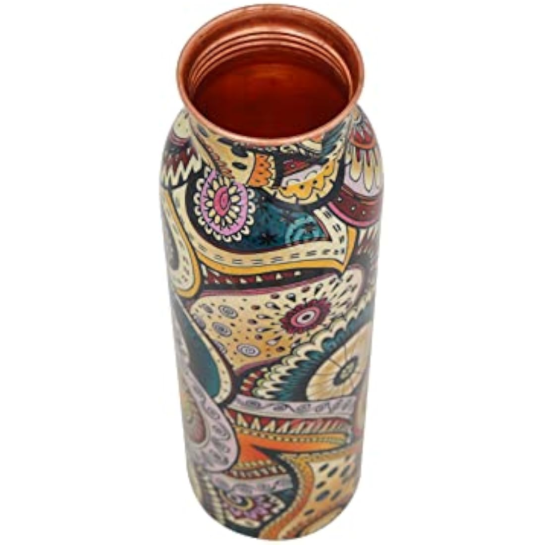 Craft Trade Pure Copper Water Bottle Set - 1L Leak Proof Ayurvedic Flask