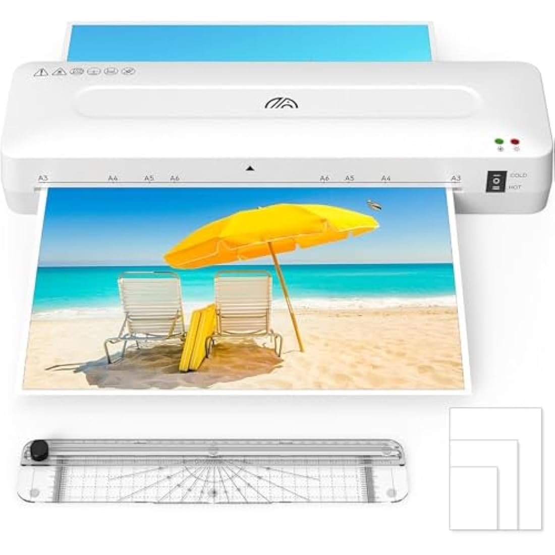 Jolof Store A3 Laminator Machine – Thermal & Cold Kit with Paper Trimmer