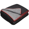 LYHome Merino Wool Travel Blanket – Warm Gray Outdoor Camping Throw