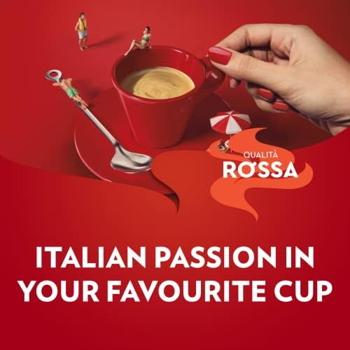 Lavazza Qualità Rossa Ground Espresso Coffee – Medium Roast, 12 x 250g