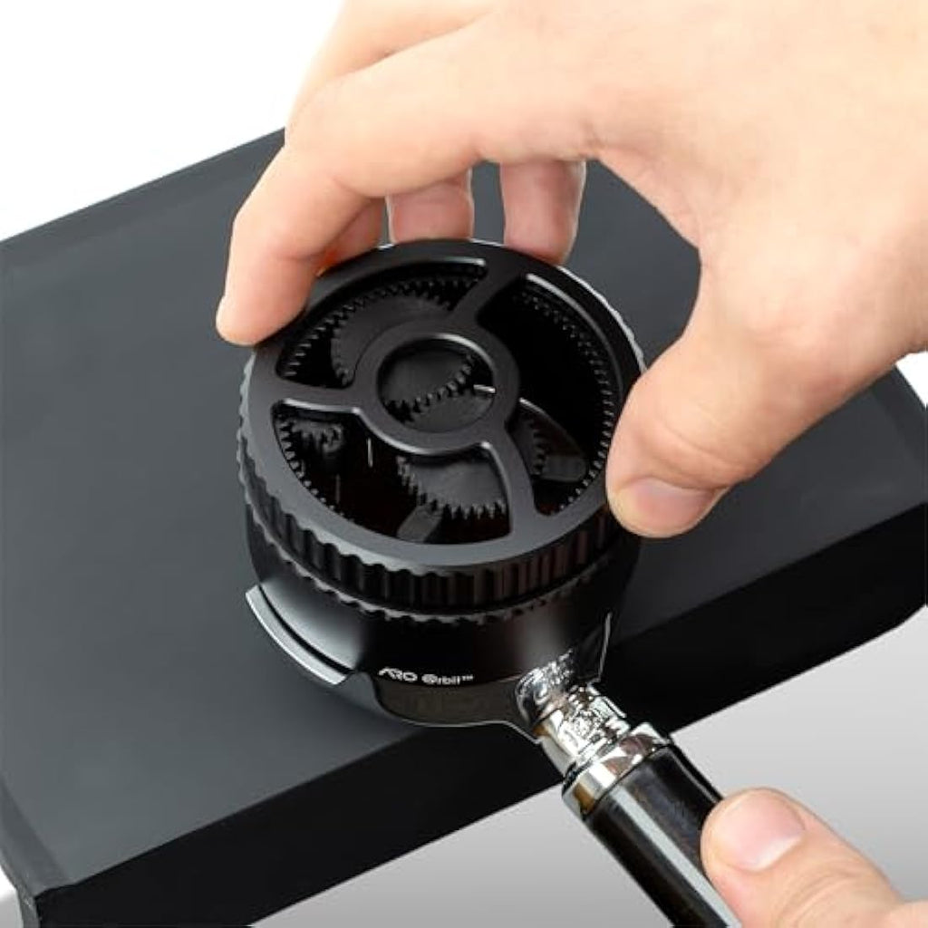 ARO Orbit PRO Aluminum Spirographic WDT Espresso Distribution Tool - Black