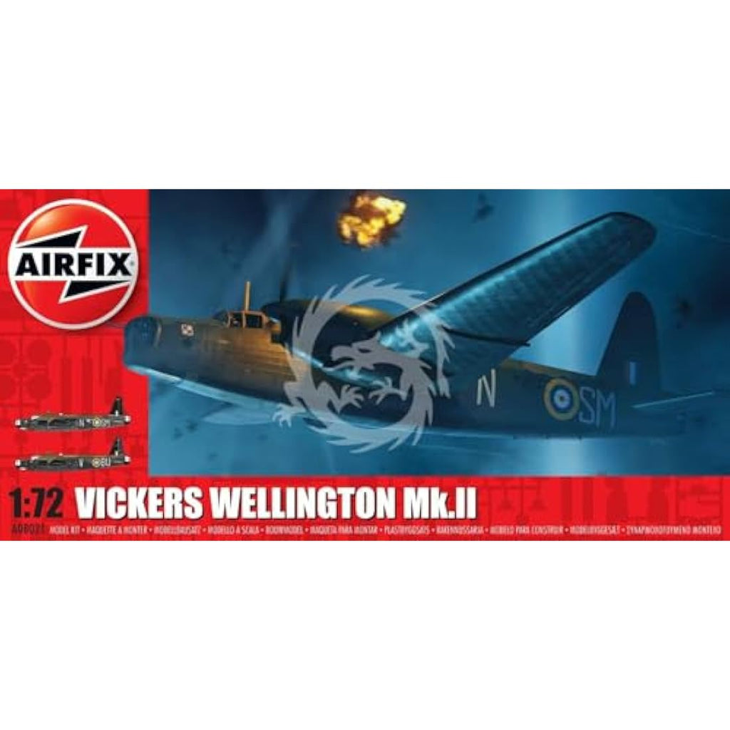 Airfix Vickers Wellington Mk.II 1:72 Scale Aircraft Model Kit A08021