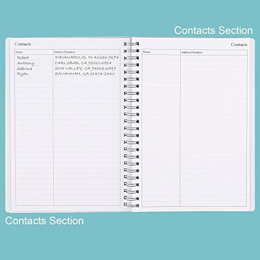 Undated A5 Planner – Weekly & Monthly Goal Tracker Journal