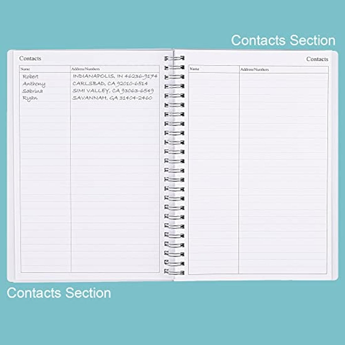 Undated A5 Planner – Weekly & Monthly Goal Tracker Journal
