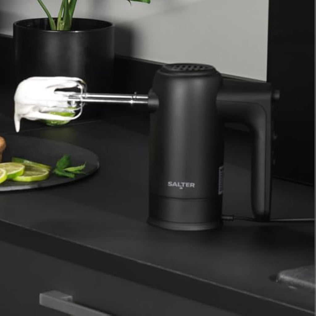 Salter Kuro Electric Hand Mixer – 300W Whisk with 5 Speeds & Turbo